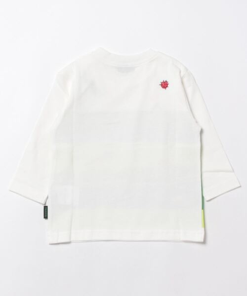 kladskap(クレードスコープ)の「昆虫グラフィック長袖Tシャツ(Tシャツ/カットソー・キッズ・オフホワイト・130cm/80cm/90cm/110cm/100cm/120cm)」の3枚目の写真