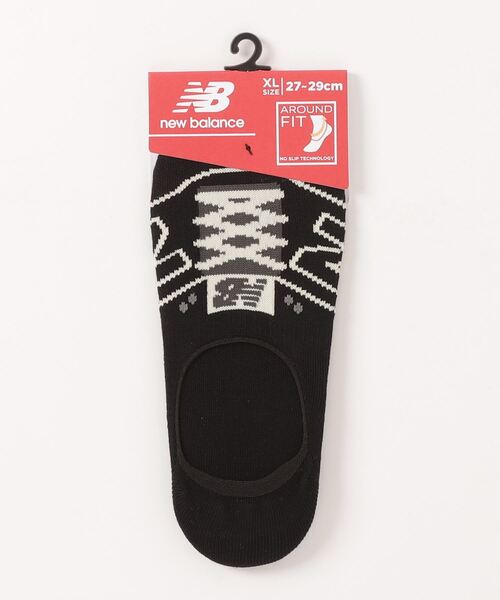 NEW BALANCE（ニューバランス）の「スニーカー柄カバーソックス（ソックス/靴下・メンズ・グレー/ブラック/チャコールグレー/ホワイト・LARGE/MEDIUM/X-LARGE）」の2枚目の写真