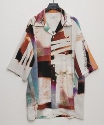 【UJOH HOMME / ウジョーオム】Half Sleeve Open Collar Shirts/ハーフスリーブオープンカラーシャツ