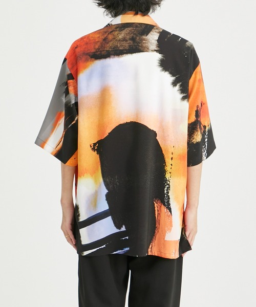 UJOH ハーフスリーブシャツ UJOH HOMME / ウジョーオム】Half Sleeve Open Collar Shirts