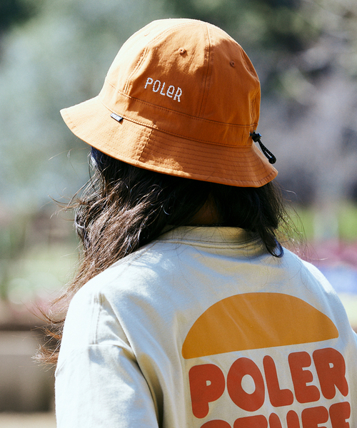 POLeR（ポーラー）の「【POLeR / ポーラー】別注 ベルハット（ハット・メンズ・ブラック/オレンジ・FREE）」の6枚目の写真