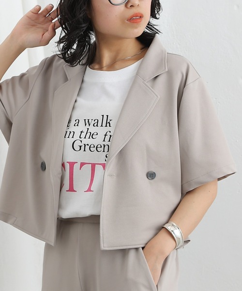 COLONY 2139（コロニートゥーワンスリーナイン）の「20/USA天竺プリントルーズTシャツ（Tシャツ/カットソー・レディース・ネイビー/ホワイト/ホワイト系その他/ホワイト系その他3/ネイビー系/ホワイト系その他2・FREE）」の4枚目の写真