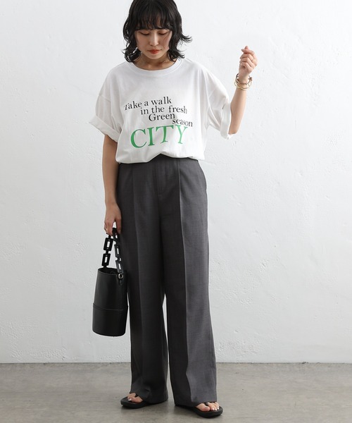 COLONY 2139（コロニートゥーワンスリーナイン）の「20/USA天竺プリントルーズTシャツ（Tシャツ/カットソー・レディース・ネイビー/ホワイト/ホワイト系その他/ホワイト系その他3/ネイビー系/ホワイト系その他2・FREE）」の22枚目の写真