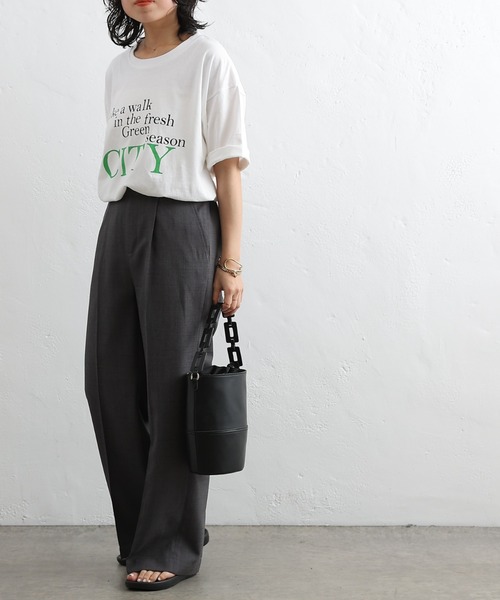 COLONY 2139(コロニートゥーワンスリーナイン)の「20/USA天竺プリントルーズTシャツ(Tシャツ/カットソー・レディース・ネイビー/ホワイト/ホワイト系その他/ホワイト系その他3/ネイビー系/ホワイト系その他2・FREE)」の19枚目の写真