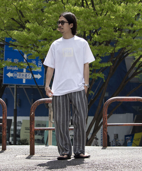 HELLY HANSEN（ヘリーハンセン）の「《WEB限定》【HELLY HANSEN / ヘリーハンセン】ロゴTシャツ 半袖プリントTシャツ（Tシャツ/カットソー・メンズ・ネイビー/ホワイト系その他/ホワイト系その他2・L/M）」の6枚目の写真