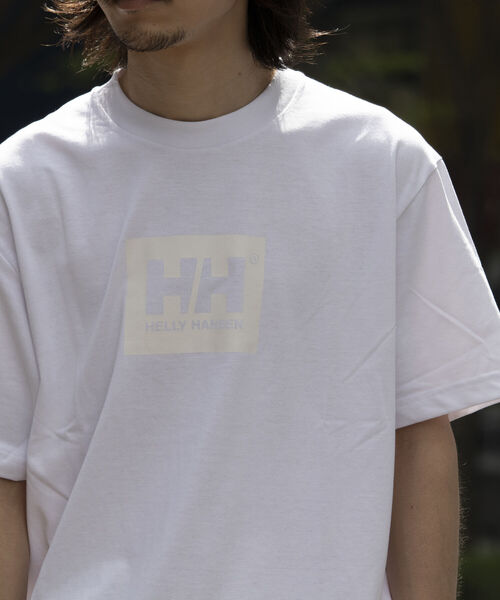 HELLY HANSEN（ヘリーハンセン）の「《WEB限定》【HELLY HANSEN / ヘリーハンセン】ロゴTシャツ 半袖プリントTシャツ（Tシャツ/カットソー・メンズ・ネイビー/ホワイト系その他/ホワイト系その他2・L/M）」の12枚目の写真