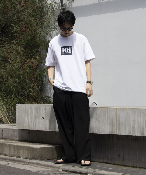 HELLY HANSEN（ヘリーハンセン）の「《WEB限定》【HELLY HANSEN / ヘリーハンセン】ロゴTシャツ 半袖プリントTシャツ（Tシャツ/カットソー・メンズ・ネイビー/ホワイト系その他/ホワイト系その他2・L/M）」の14枚目の写真
