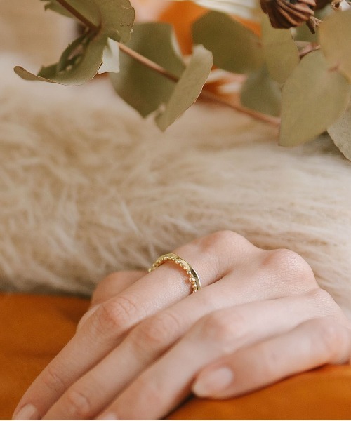 Ops.（オプス）の「アクセサリー リング レディース シルバー925 シンプル 【mielikki-pudota-ring ミエリッキ・プドタ】（リング・レディース・シルバー/イエローゴールド・11号/13号/15号）」の8枚目の写真