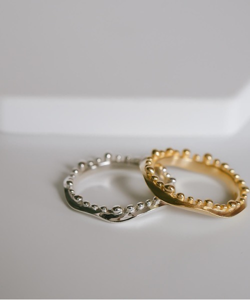 Ops.（オプス）の「アクセサリー リング レディース シルバー925 シンプル 【mielikki-pudota-ring ミエリッキ・プドタ】（リング・レディース・シルバー/イエローゴールド・11号/13号/15号）」の3枚目の写真