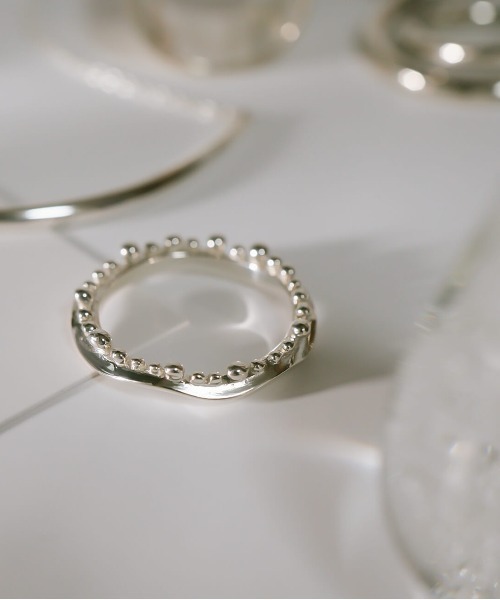 Ops.（オプス）の「アクセサリー リング レディース シルバー925 シンプル 【mielikki-pudota-ring ミエリッキ・プドタ】（リング・レディース・シルバー/イエローゴールド・11号/13号/15号）」の17枚目の写真