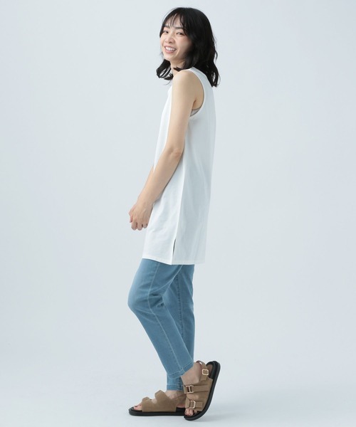 BAYFLOW(ベイフロー)の「スクエアテイルインナータンク(タンクトップ・レディース・オフホワイト・SMALL/MEDIUM)」の2枚目の写真