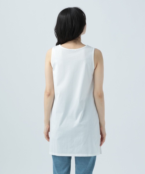 BAYFLOW(ベイフロー)の「スクエアテイルインナータンク(タンクトップ・レディース・オフホワイト・SMALL/MEDIUM)」の8枚目の写真