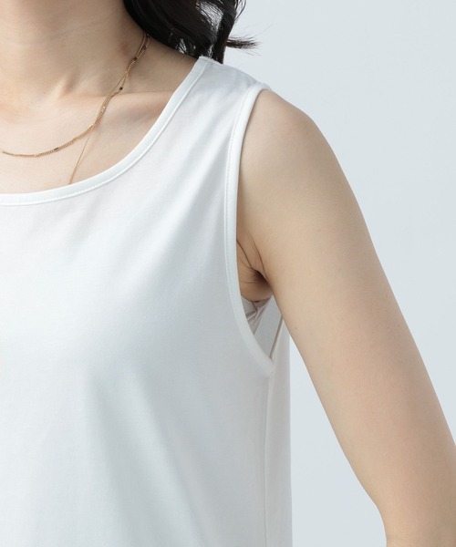 BAYFLOW(ベイフロー)の「スクエアテイルインナータンク(タンクトップ・レディース・オフホワイト・SMALL/MEDIUM)」の10枚目の写真