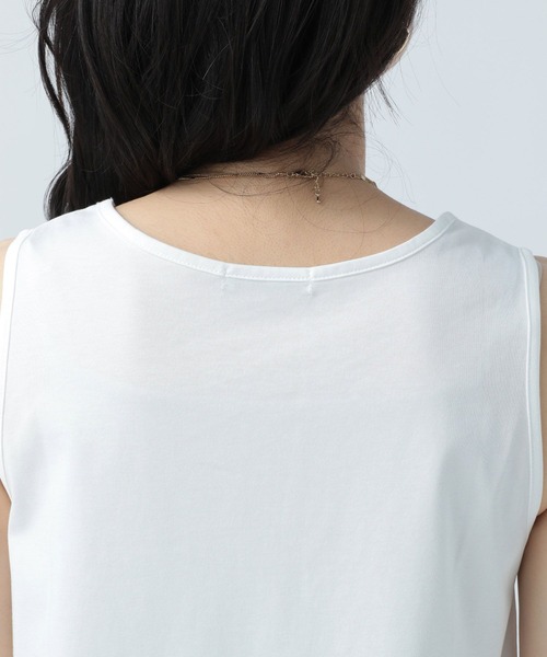 BAYFLOW(ベイフロー)の「スクエアテイルインナータンク(タンクトップ・レディース・オフホワイト・SMALL/MEDIUM)」の12枚目の写真