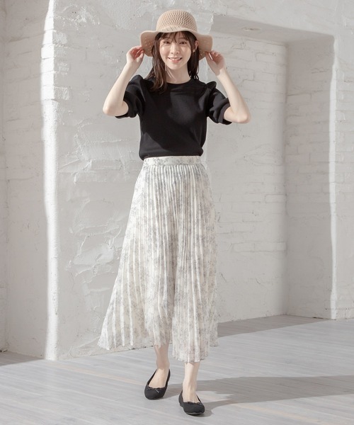 Honeys(ハニーズ)の「透かし編リボン付ハット(ハット・レディース・ベージュ系その他/モカ/ベージュ・FREE)」の14枚目の写真