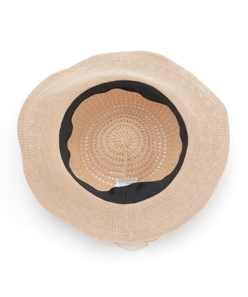 Honeys(ハニーズ)の「透かし編リボン付ハット(ハット・レディース・ベージュ系その他/モカ/ベージュ・FREE)」の19枚目の写真