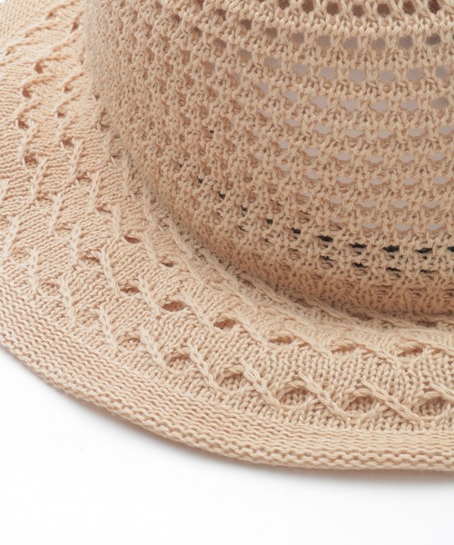 Honeys(ハニーズ)の「透かし編リボン付ハット(ハット・レディース・ベージュ系その他/モカ/ベージュ・FREE)」の22枚目の写真