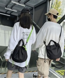 Port（ポート）の「2way パラコード 巾着 ナイロン ショルダーバッグ