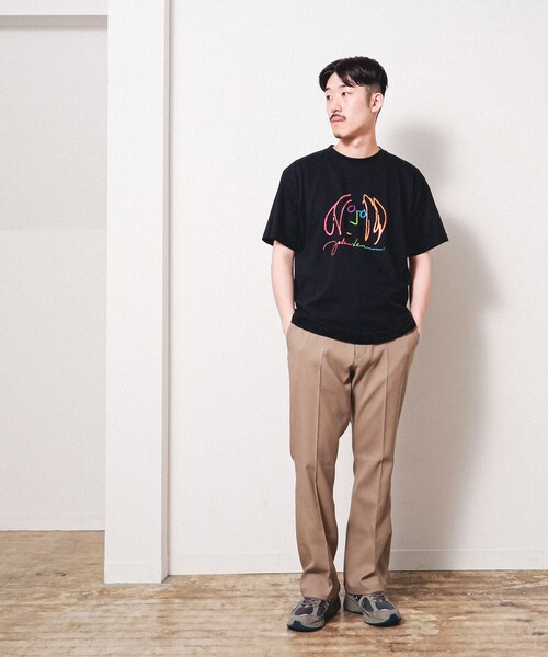 wiffle（ウィッフル）の「WIFFLE / John Lennon T-shirt（Tシャツ/カットソー・メンズ・ホワイト/ブラック・L/XL/M/S）」の4枚目の写真