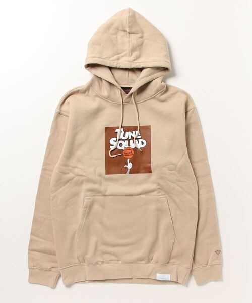 Diamond SUPPLY CO.(ダイアモンドサプライ)の「Diamond Supply Co./ダイアモンド オーバーサイズ バックプリントパーカー D21DMPF300(パーカー・メンズ・タン・M)」の3枚目の写真