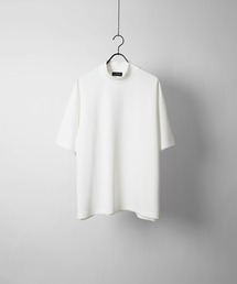 ルーズシルエット モックネック ドレープとろみTシャツ20