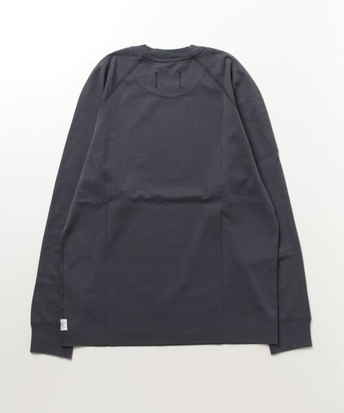 REIGNING CHAMP(レイニングチャンプ)の「REIGNING CHAMP/MIDWEIGHT JERSEY LONG SLEEVE/RC-2222(Tシャツ/カットソー・メンズ・ネイビー・LARGE/MEDIUM)」の2枚目の写真