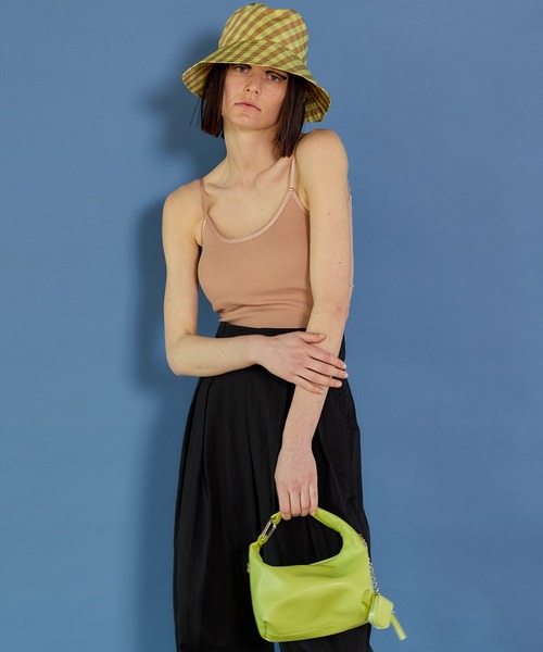 MAISON SPECIAL(メゾンスペシャル)の「Rib Camisole/リブキャミソール【MAISON SPECIAL/メゾンスペシャル】(キャミソール・レディース・ホワイト/ブラック/ベージュ/レッド・FREE)」の8枚目の写真