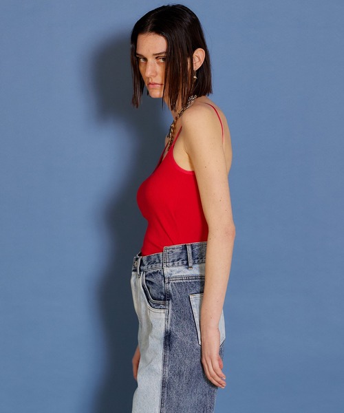 MAISON SPECIAL(メゾンスペシャル)の「Rib Camisole/リブキャミソール【MAISON SPECIAL/メゾンスペシャル】(キャミソール・レディース・ホワイト/ブラック/ベージュ/レッド・FREE)」の11枚目の写真