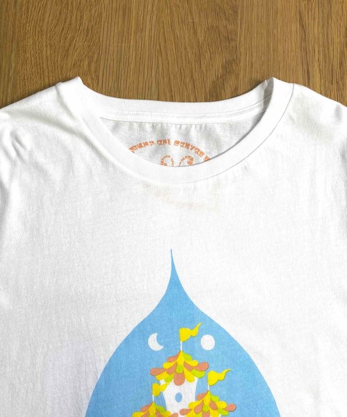 NANEA(ナネア)の「プリント&刺繍Tシャツ 半袖クルーネック(Tシャツ/カットソー・レディース・ホワイト・フリー/size1/size2/size3)」の10枚目の写真