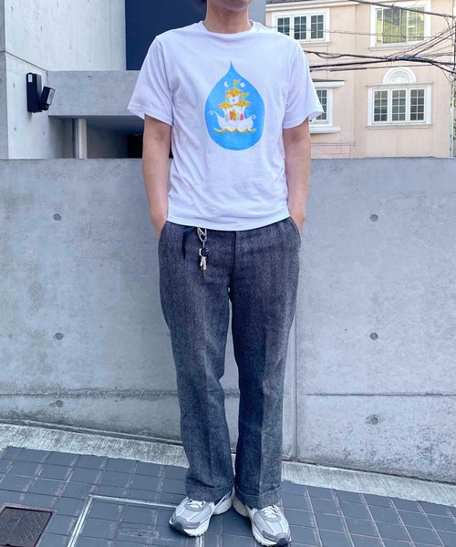 NANEA(ナネア)の「プリント&刺繍Tシャツ 半袖クルーネック(Tシャツ/カットソー・レディース・ホワイト・フリー/size1/size2/size3)」の20枚目の写真