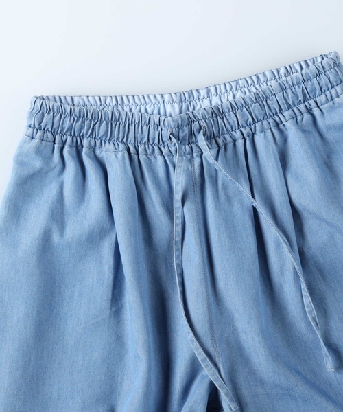 HONEYSUCKLE ROSE（ハニーサックルローズ）の「【HONEYSUCKLE ROSE】サラサラ冷感デニムワイド（デニムパンツ・レディース・ダークインディゴブルー/ライトインディゴブルー・L/M/S）」の7枚目の写真