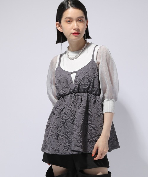 HARE（ハレ）の「フクレジャガードキャミビスチェ(HARE)（キャミソール