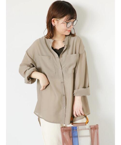 ehka sopo（エヘカソポ）の「配色メッシュトートバッグ（ハンドバッグ・レディース・ブラック/ベージュ/ブラウン・F）」の17枚目の写真