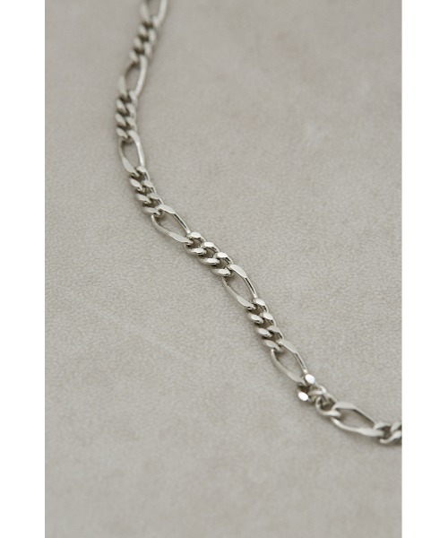 AZUL by moussy（アズールバイマウジー）の「フィガロチェーンネックレス（ネックレス・メンズ・シルバー・FREE）」の3枚目の写真