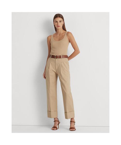LAUREN RALPH LAUREN（ローレン ラルフ ローレン）の「コットンブレンド タンクトップ（タンクトップ・レディース・ブラウン系6・M/S/XXS/XS）」の3枚目の写真