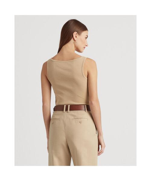 LAUREN RALPH LAUREN（ローレン ラルフ ローレン）の「コットンブレンド タンクトップ（タンクトップ・レディース・ブラウン系6・M/S/XXS/XS）」の5枚目の写真