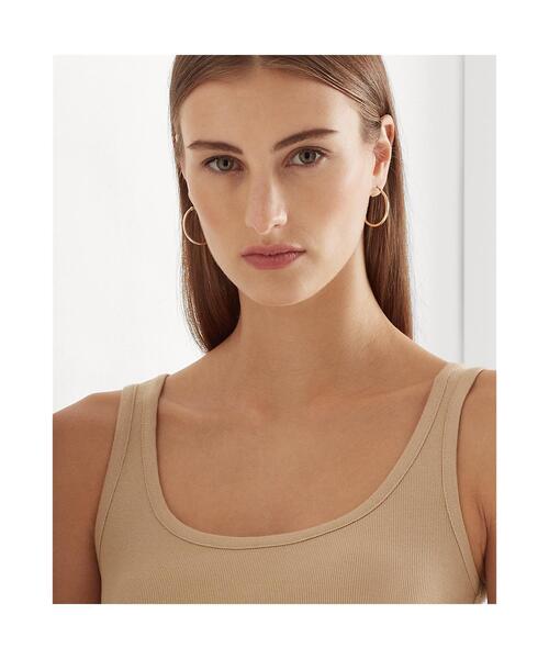 LAUREN RALPH LAUREN（ローレン ラルフ ローレン）の「コットンブレンド タンクトップ（タンクトップ・レディース・ブラウン系6・M/S/XXS/XS）」の6枚目の写真