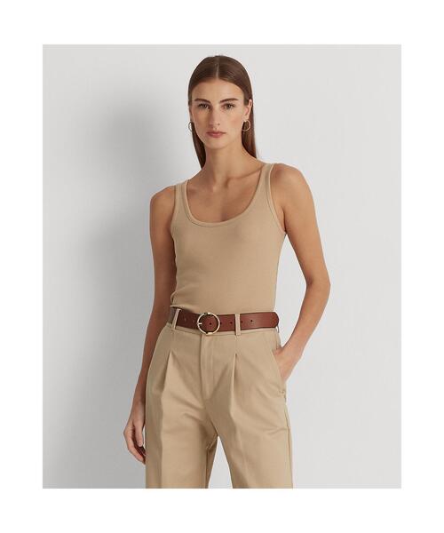 LAUREN RALPH LAUREN（ローレン ラルフ ローレン）の「コットンブレンド タンクトップ（タンクトップ・レディース・ブラウン系6・M/S/XXS/XS）」の2枚目の写真