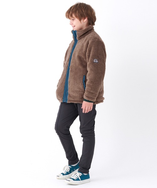 KRIFF MAYER Kid's Collection(クリフメイヤーキッズコレクション)の「《WEB限定》リバーシブル ひっくりスタンドネックジャケット(ブルゾン・キッズ・チャコール/ネイビー/ブラウン/レッド・120/130/140/150/160/170)」の10枚目の写真