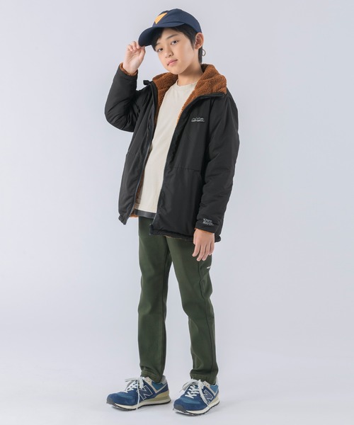 KRIFF MAYER Kid's Collection(クリフメイヤーキッズコレクション)の「《WEB限定》リバーシブル ひっくりスタンドネックジャケット(ブルゾン・キッズ・チャコール/ネイビー/ブラウン/レッド・120/130/140/150/160/170)」の12枚目の写真