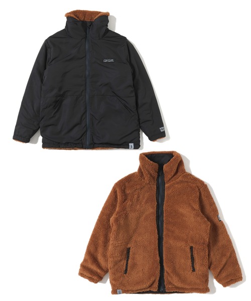 KRIFF MAYER Kid's Collection(クリフメイヤーキッズコレクション)の「《WEB限定》リバーシブル ひっくりスタンドネックジャケット(ブルゾン・キッズ・チャコール/ネイビー/ブラウン/レッド・120/130/140/150/160/170)」の18枚目の写真