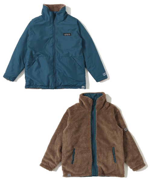 KRIFF MAYER Kid's Collection(クリフメイヤーキッズコレクション)の「《WEB限定》リバーシブル ひっくりスタンドネックジャケット(ブルゾン・キッズ・チャコール/ネイビー/ブラウン/レッド・120/130/140/150/160/170)」の20枚目の写真