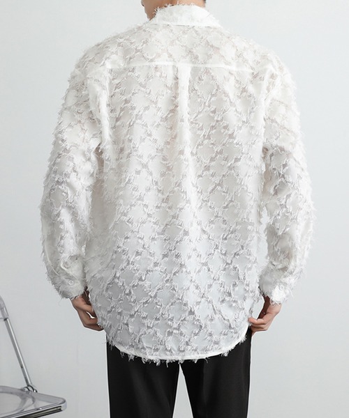aimoha(アイモハ)の「aimoha mens キレイめ長袖シャツ(シャツ/ブラウス・メンズ・ベージュ/ホワイト・MEDIUM/LARGE/X-LARGE)」の7枚目の写真
