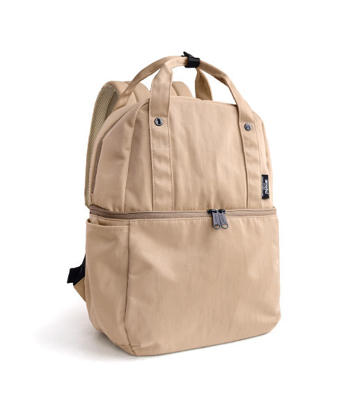 anello(アネロ)の「LAYER 2LAYERD BACKPACK(R)(バックパック/リュック・レディース・ブラック/オレンジ/モスグリーン/ベージュ・-)」の15枚目の写真