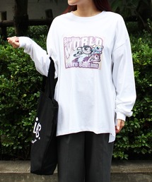 【THE POWERPUFF GIRLS/パワーパフガールズ】プリントロングスリーブTシャツ