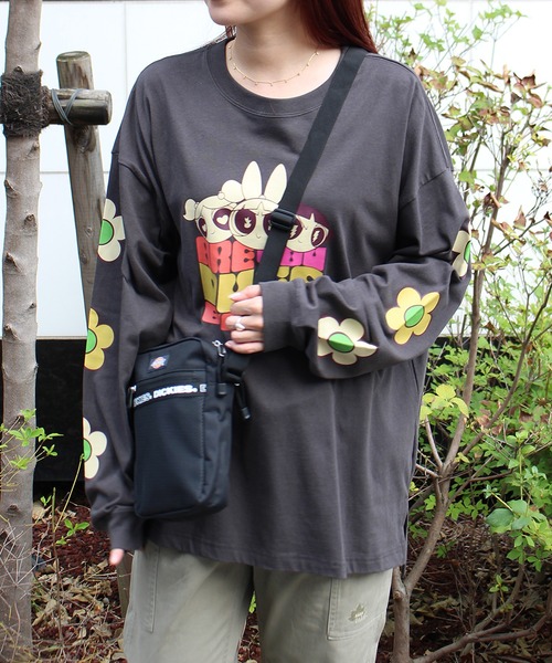 ALWAYS GOOD TIME(オルウェイズグッドタイム)の「【THE POWERPUFF GIRLS/パワーパフガールズ】プリントロングスリーブTシャツ(Tシャツ/カットソー・レディース・ホワイト系4/ブラック系2/ブラック系3/ブラック系1/ホワイト系2/ホワイト系3/ブラック系4/ホワイト系1・M)」の5枚目の写真