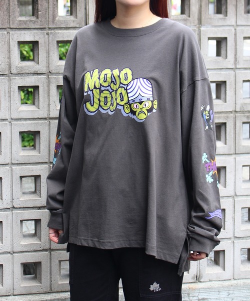 ALWAYS GOOD TIME(オルウェイズグッドタイム)の「【THE POWERPUFF GIRLS/パワーパフガールズ】プリントロングスリーブTシャツ(Tシャツ/カットソー・レディース・ホワイト系4/ブラック系2/ブラック系3/ブラック系1/ホワイト系2/ホワイト系3/ブラック系4/ホワイト系1・M)」の8枚目の写真