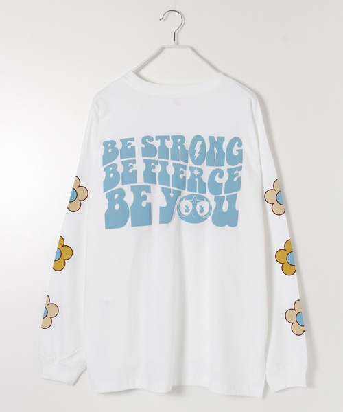 ALWAYS GOOD TIME(オルウェイズグッドタイム)の「【THE POWERPUFF GIRLS/パワーパフガールズ】プリントロングスリーブTシャツ(Tシャツ/カットソー・レディース・ホワイト系4/ブラック系2/ブラック系3/ブラック系1/ホワイト系2/ホワイト系3/ブラック系4/ホワイト系1・M)」の9枚目の写真