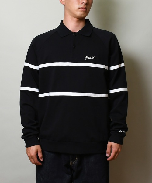 Back Channel（バックチャンネル）の「POLO SWEATSHIRT（ポロシャツ・メンズ・ブラック/グリーン・MEDIUM/LARGE/X-LARGE/XX-LARGE）」の8枚目の写真