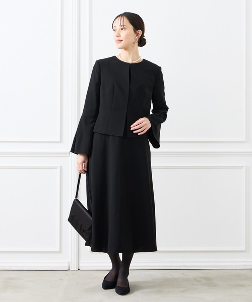 XL 13号　aimer acret ドレス　エメ　黒色　ワンピース AIMER ワンピース 「WEB限定・喪服・礼服」ウォッシャブル